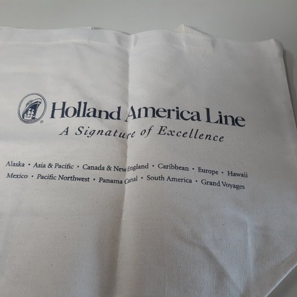 HOLLAD AMERICA SHIP BAG/TOTE - Picture 2 of 4